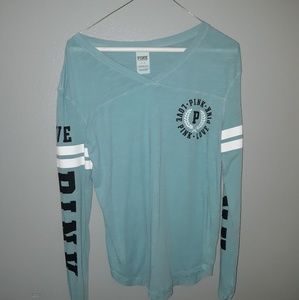 Blue pink long sleeve